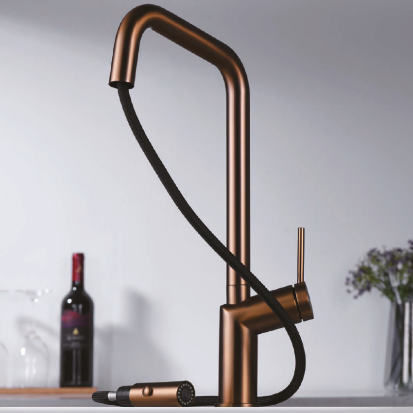 Grifo cocina extraíble BONN PVD - Imagen 2